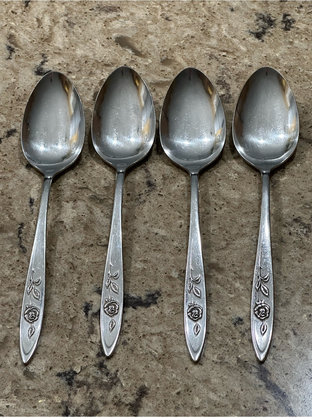 Vintage ONEIDA Community Stainless Set of 4 tablespoons
